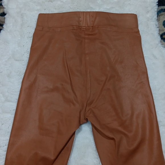 L'Agance tan coated high rise jegging skinny pants womens medium - Picture 5 of 8